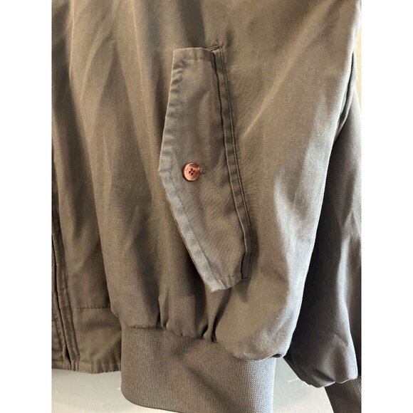 Vintage 80s Field & Stream Zip Up Jacket Coat XLarge Mens Gray Grandpa - Picture 2 of 6